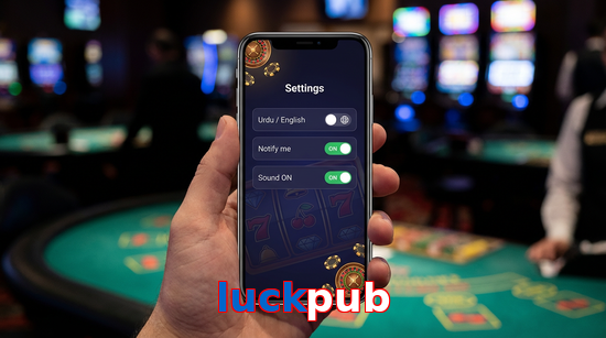 Game list for Luckpub app section