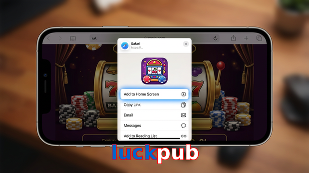 Game list for Luckpub ios section